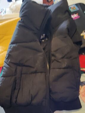 Garage Black Kids Puffer Jacket
